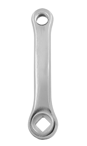 QU-AX Vierkant Kurbeln 114mm (Paar)