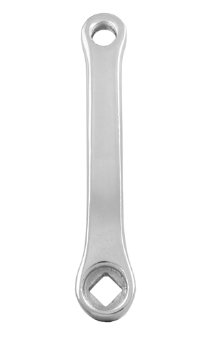 QU-AX Vierkant Kurbeln 127mm (Paar)